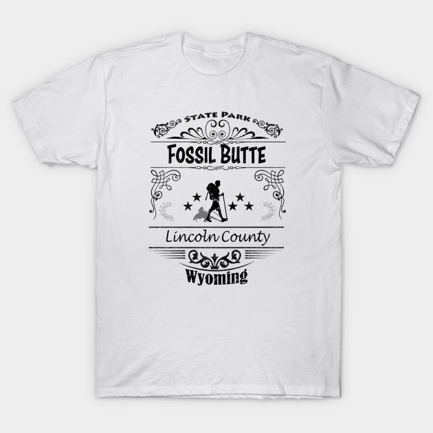 Fossil Butte Wyoming T-Shirt by artsytee